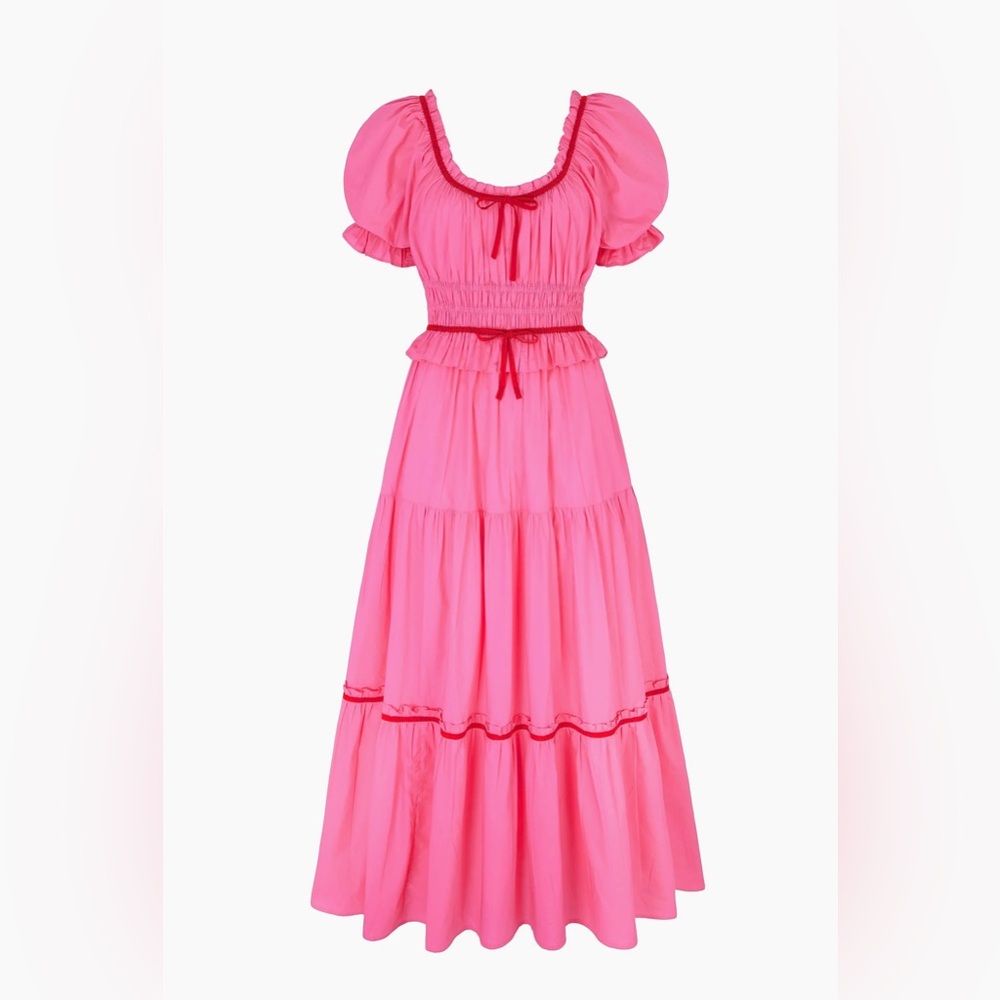 Elegant Pink Women's Dress